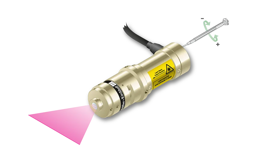 Low Noise Machine Vision Laser Line series LNC-5Lx+56CR with tools