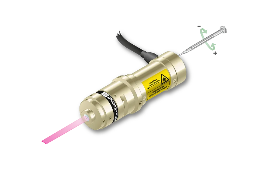 Low Noise Machine Vision Laser Line series LNC-5LT+56CR with tools