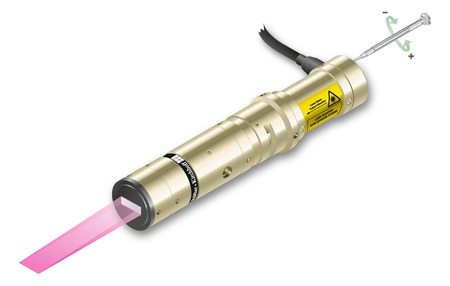 Low Noise Machine Vision Laser Line series LNC-13LTM+91CR with tools